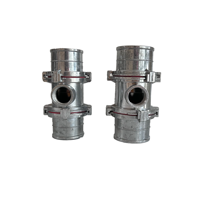 百色双爪型金属三通